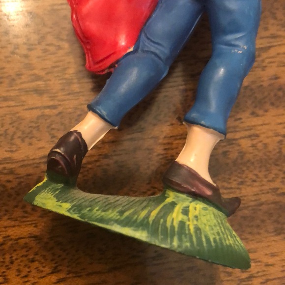 Vintage Italian Nativity Figure Plastic Replacement Shephard Boy Playing Horn - Picture 5 of 16